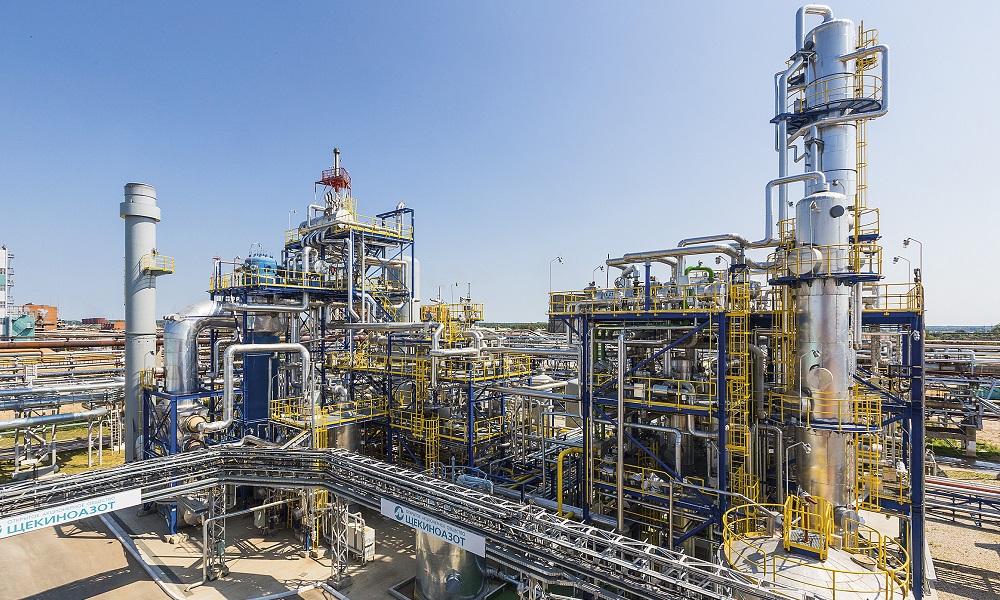 Shchekinoazot’s methanol production site phase three Shchekinoazot’s methanol production site phase three